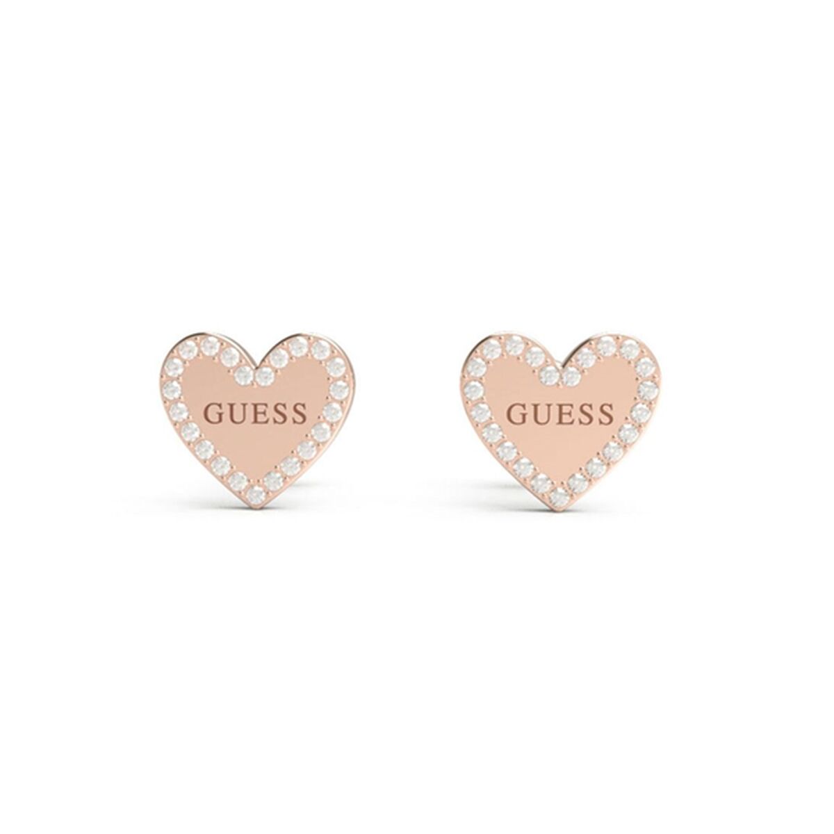 Image de Boucles d´oreilles Femme Guess JUBE01082JWRGT-U, disponible chez Rue des Bijoux, parfaite pour un look élégant et sophistiqué.