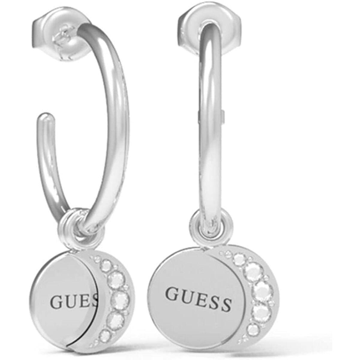 Image de Boucles d´oreilles Femme Guess JUBE01191JWRHT-U, disponible chez Rue des Bijoux, parfaite pour un look élégant et sophistiqué.