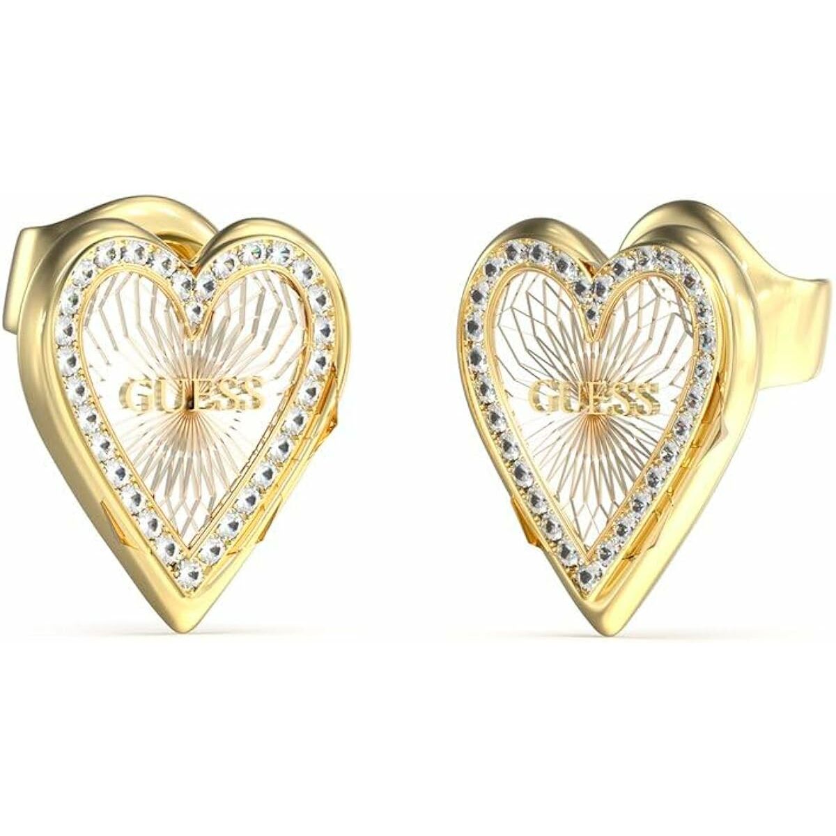 Image de Boucles d´oreilles Femme Guess JUBE03237JWYGRHT-U, disponible chez Rue des Bijoux, parfaite pour un look élégant et sophistiqué.