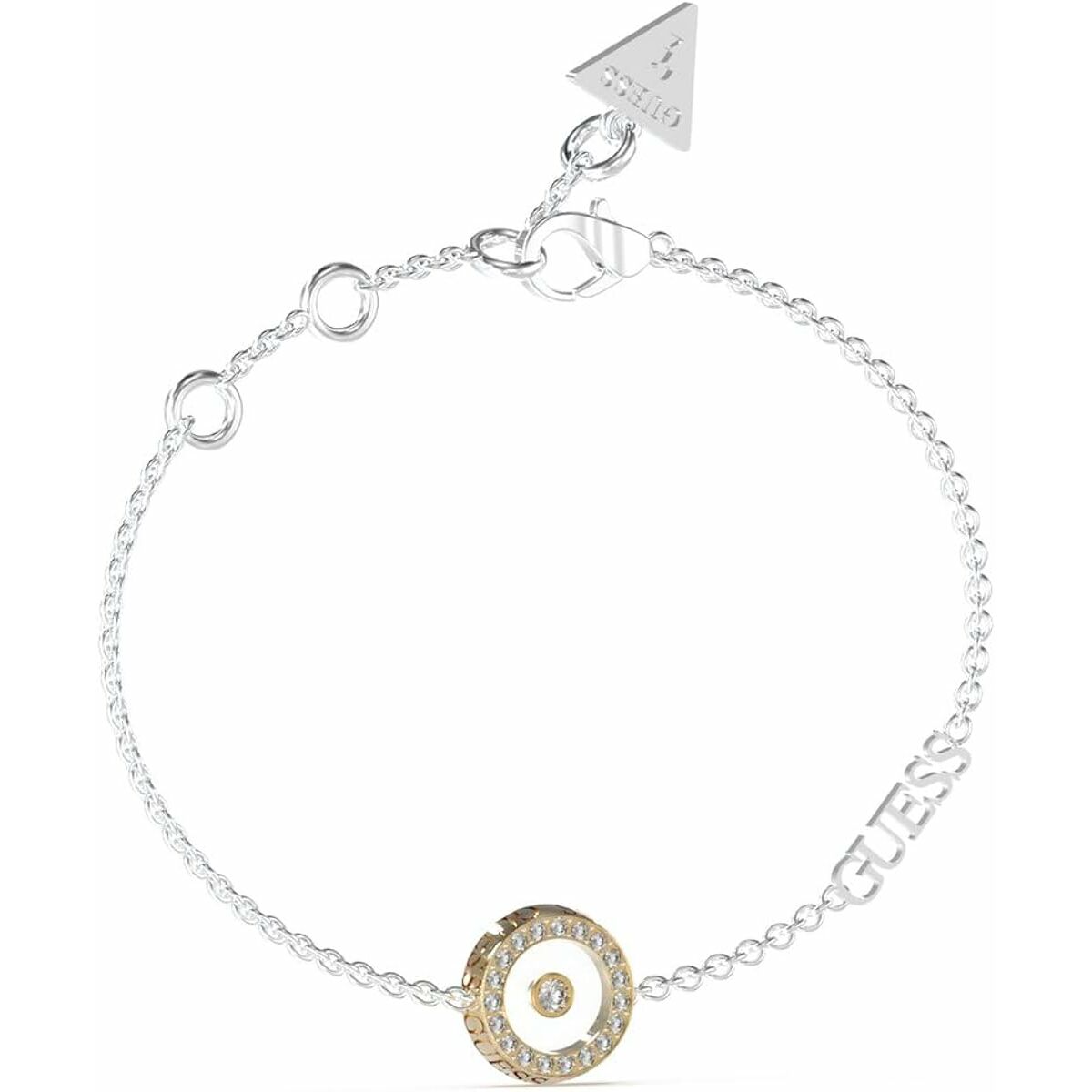 Image de Bracelet Femme Guess JUBB03259JWRHYGS, disponible chez Rue des Bijoux, parfaite pour un look élégant et sophistiqué.