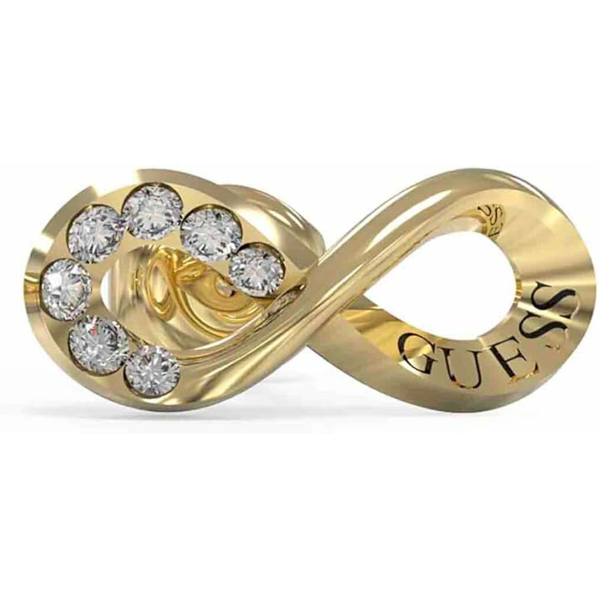 Image de Boucles d´oreilles Femme Guess JUBE03262JWYGT-U, disponible chez Rue des Bijoux, parfaite pour un look élégant et sophistiqué.