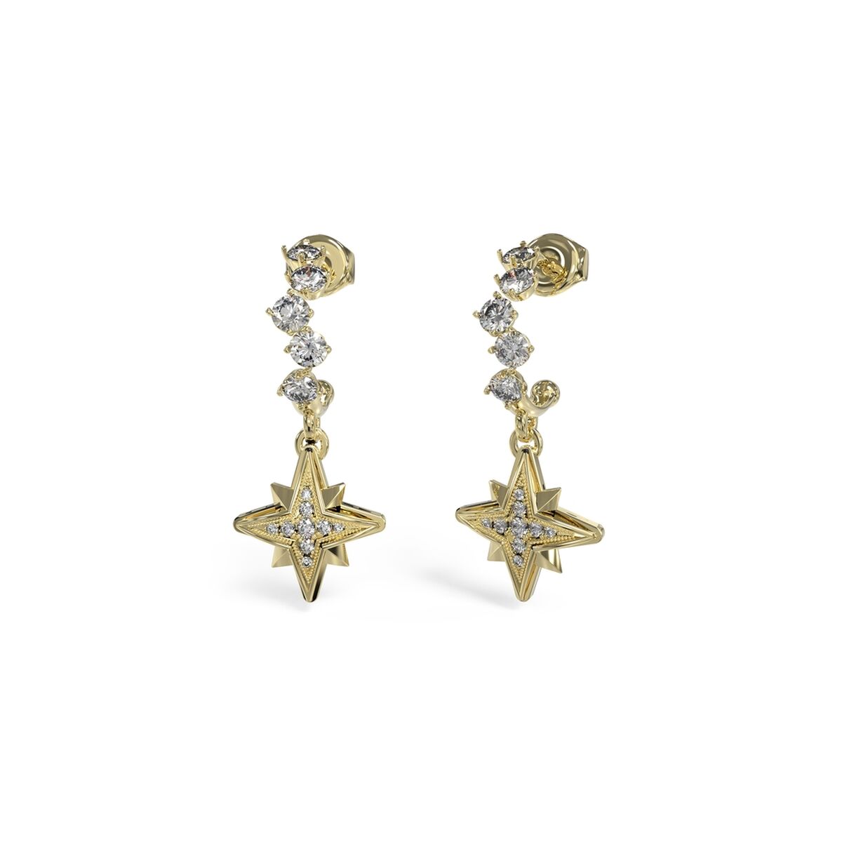 Image de Boucles d´oreilles Femme Guess JUBE03322JWYGT-U, disponible chez Rue des Bijoux, parfaite pour un look élégant et sophistiqué.