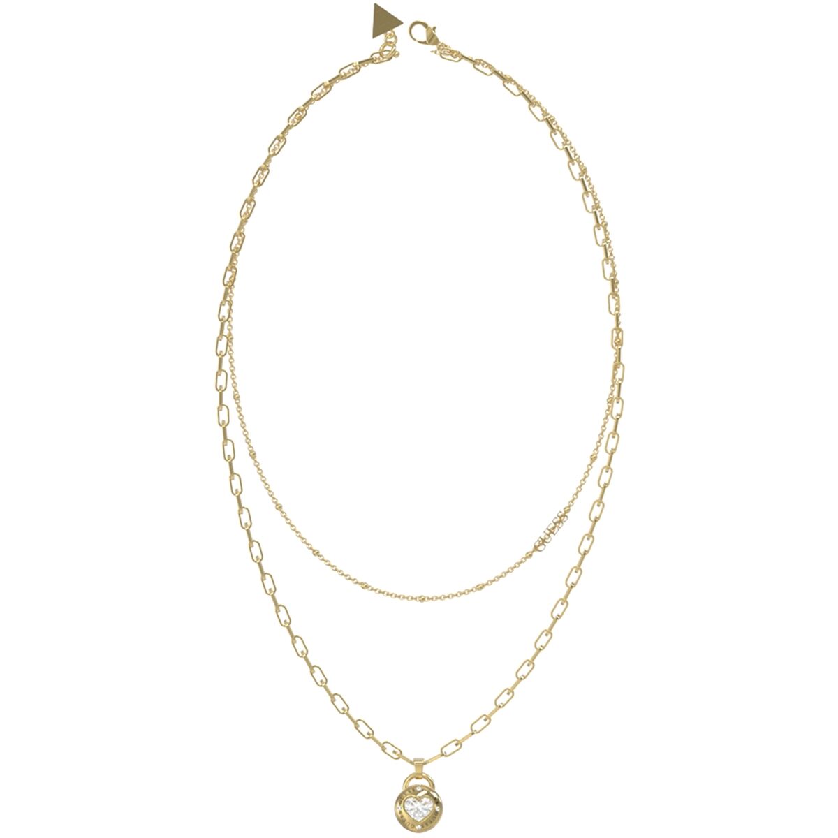 Image de Collier Femme Guess JUBN03348JWYGT-U, disponible chez Rue des Bijoux, parfaite pour un look élégant et sophistiqué.