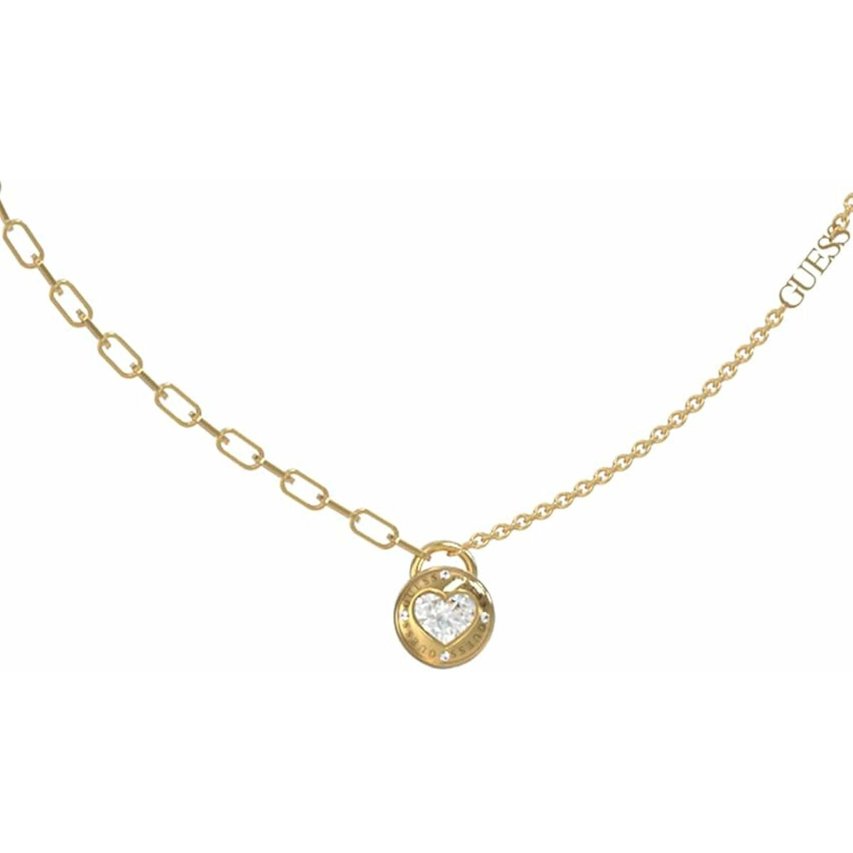 Image de Collier Femme Guess JUBN03350JWYGT-U, disponible chez Rue des Bijoux, parfaite pour un look élégant et sophistiqué.