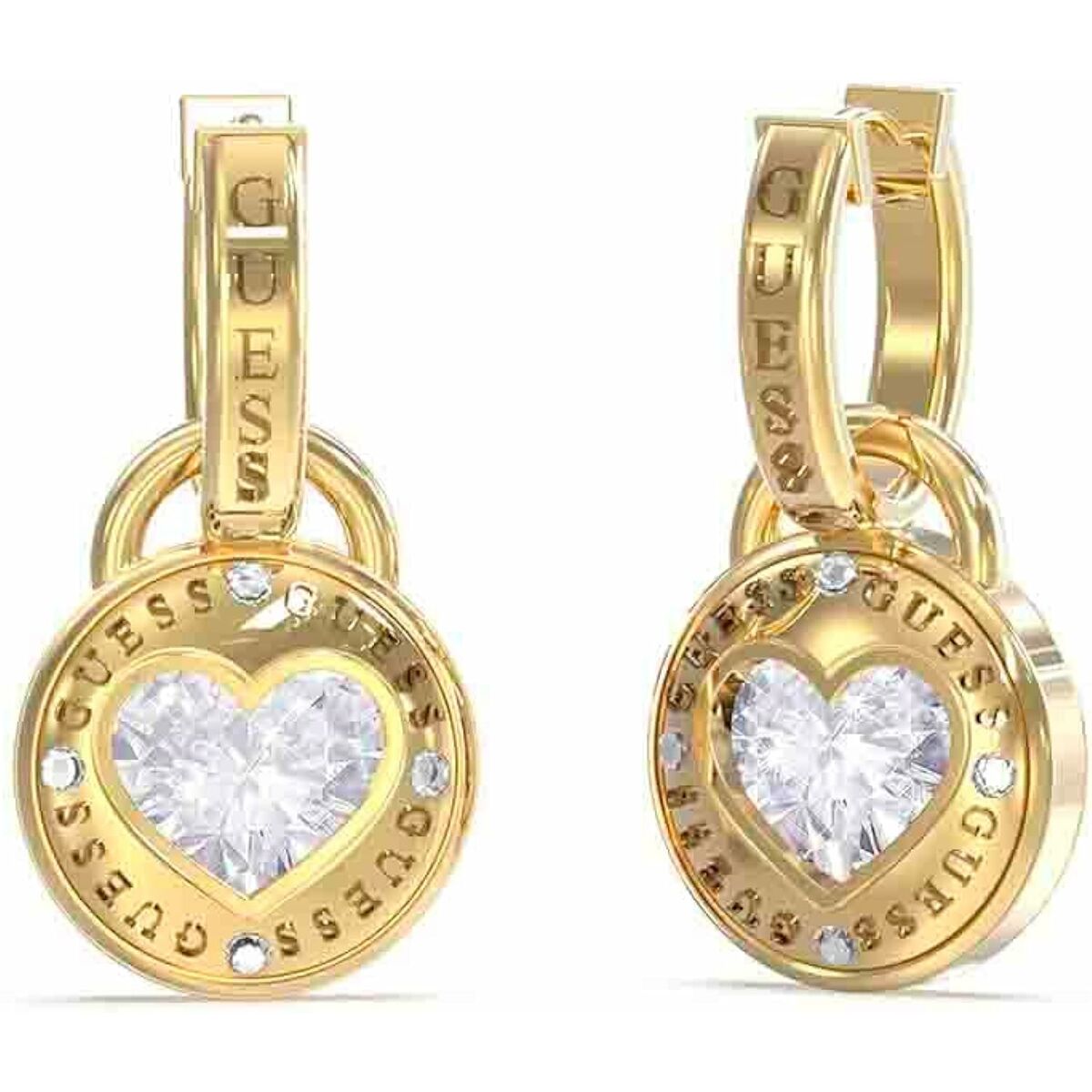 Image de Boucles d´oreilles Femme Guess JUBE03351JWYGT-U, disponible chez Rue des Bijoux, parfaite pour un look élégant et sophistiqué.