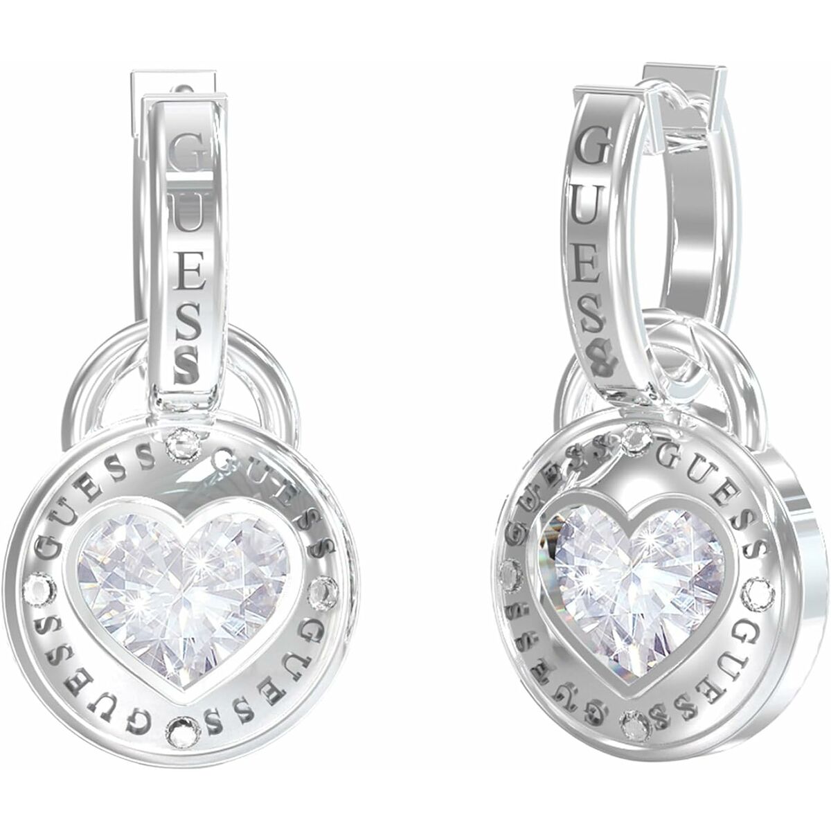 Image de Boucles d´oreilles Femme Guess JUBE03351JWRHT-U, disponible chez Rue des Bijoux, parfaite pour un look élégant et sophistiqué.