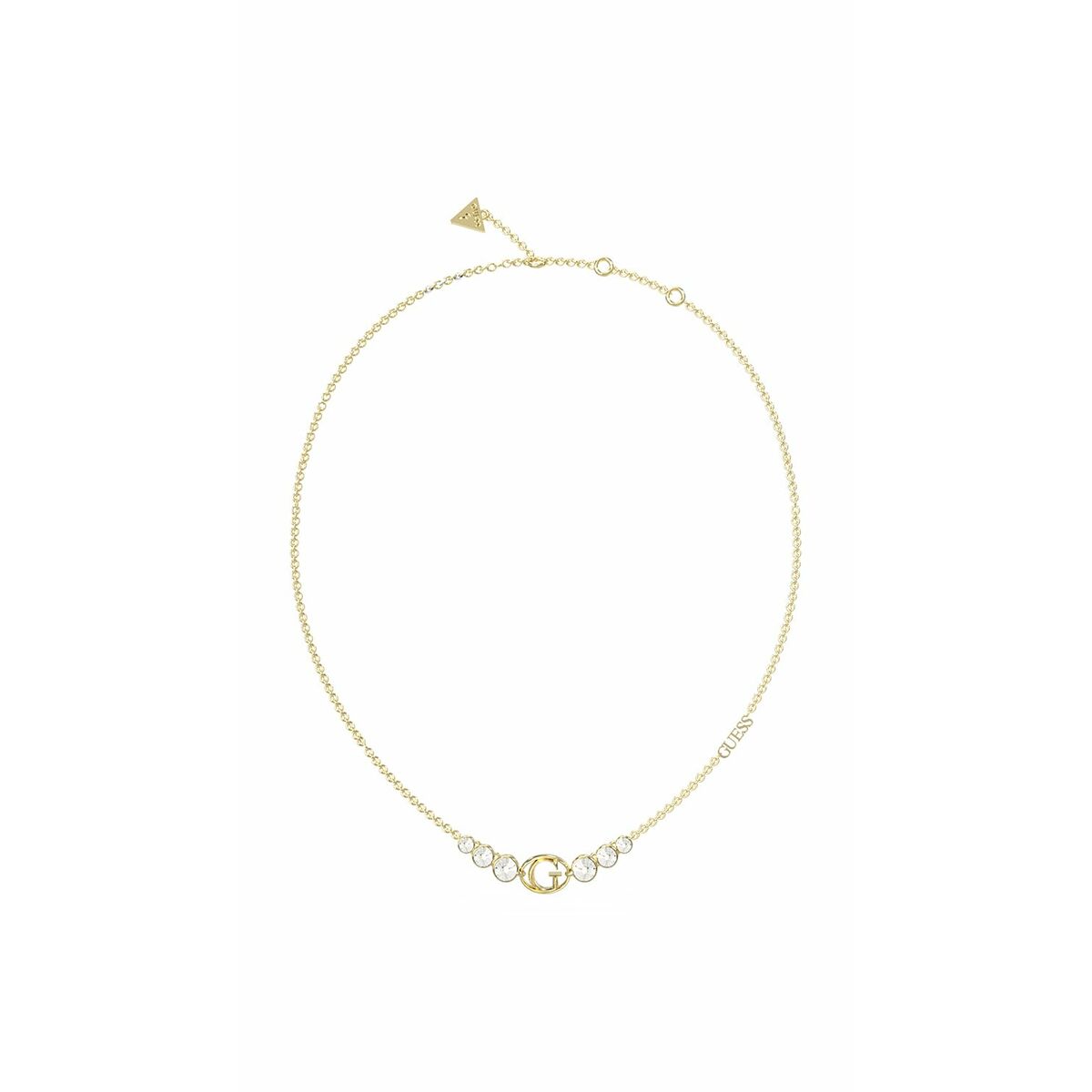 Image de Collier Femme Guess JUBN03357JWYGT-U, disponible chez Rue des Bijoux, parfaite pour un look élégant et sophistiqué.