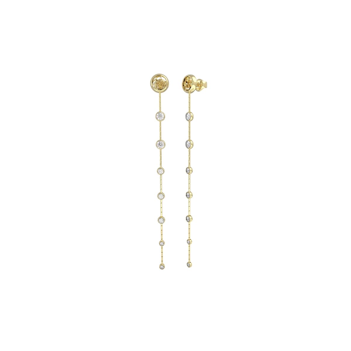 Image de Boucles d´oreilles Femme Guess JUBE03379JWYGT-U, disponible chez Rue des Bijoux, parfaite pour un look élégant et sophistiqué.