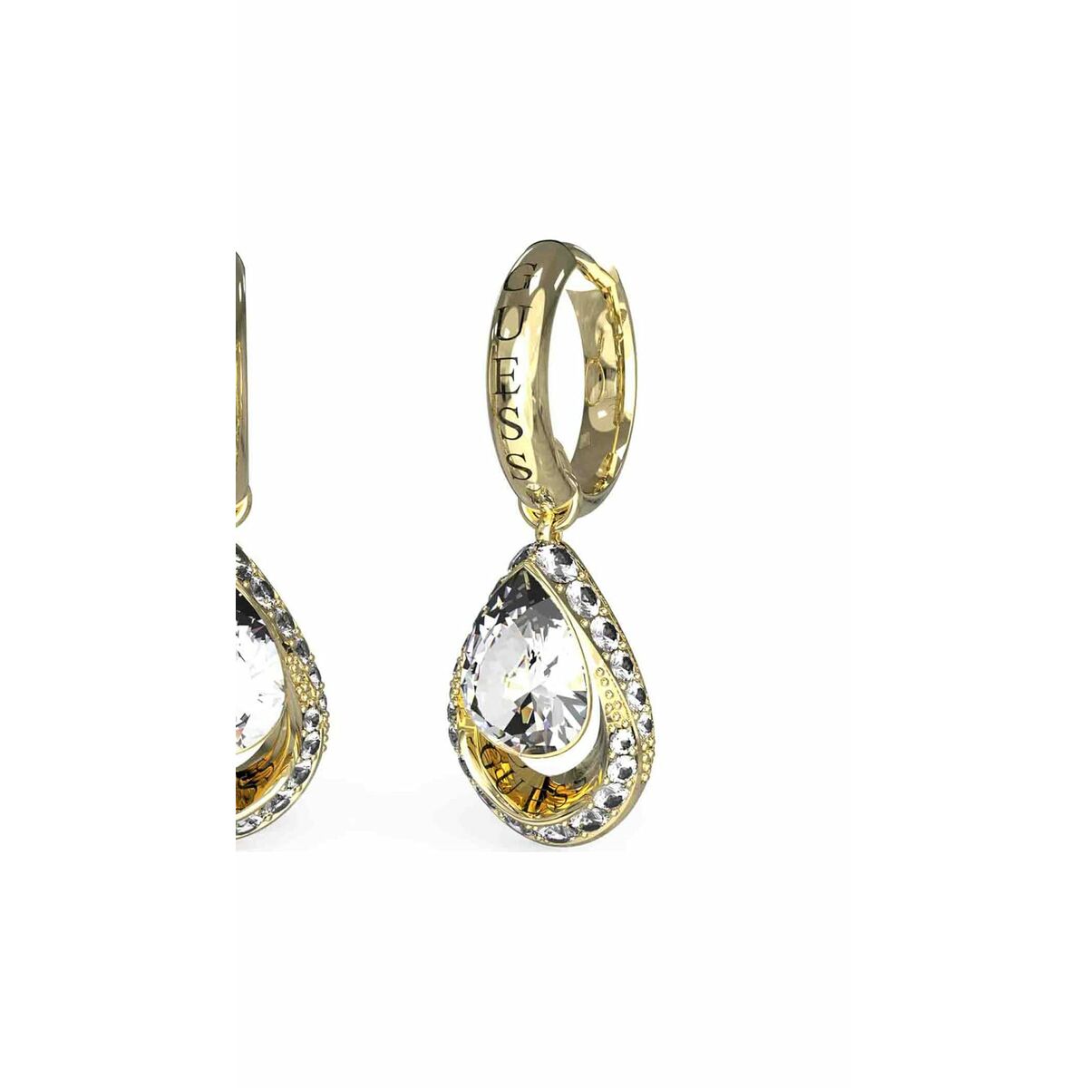 Image de Boucles d´oreilles Femme Guess JUBE03389JWYGT-U, disponible chez Rue des Bijoux, parfaite pour un look élégant et sophistiqué.