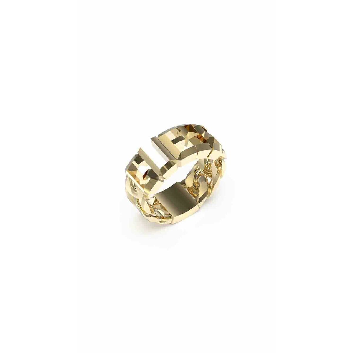 Image de Bague Homme Guess JUMR03206JWYGBK64 24, disponible chez Rue des Bijoux, parfaite pour un look élégant et sophistiqué.