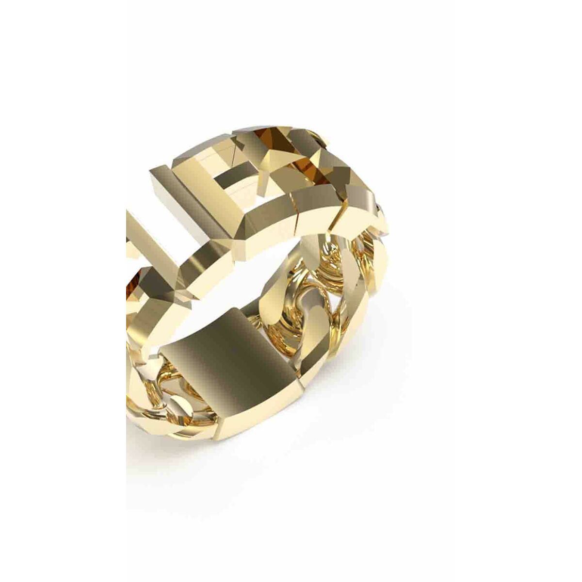 Image de Bague Homme Guess JUMR03206JWYGBK64 24, disponible chez Rue des Bijoux, parfaite pour un look élégant et sophistiqué.