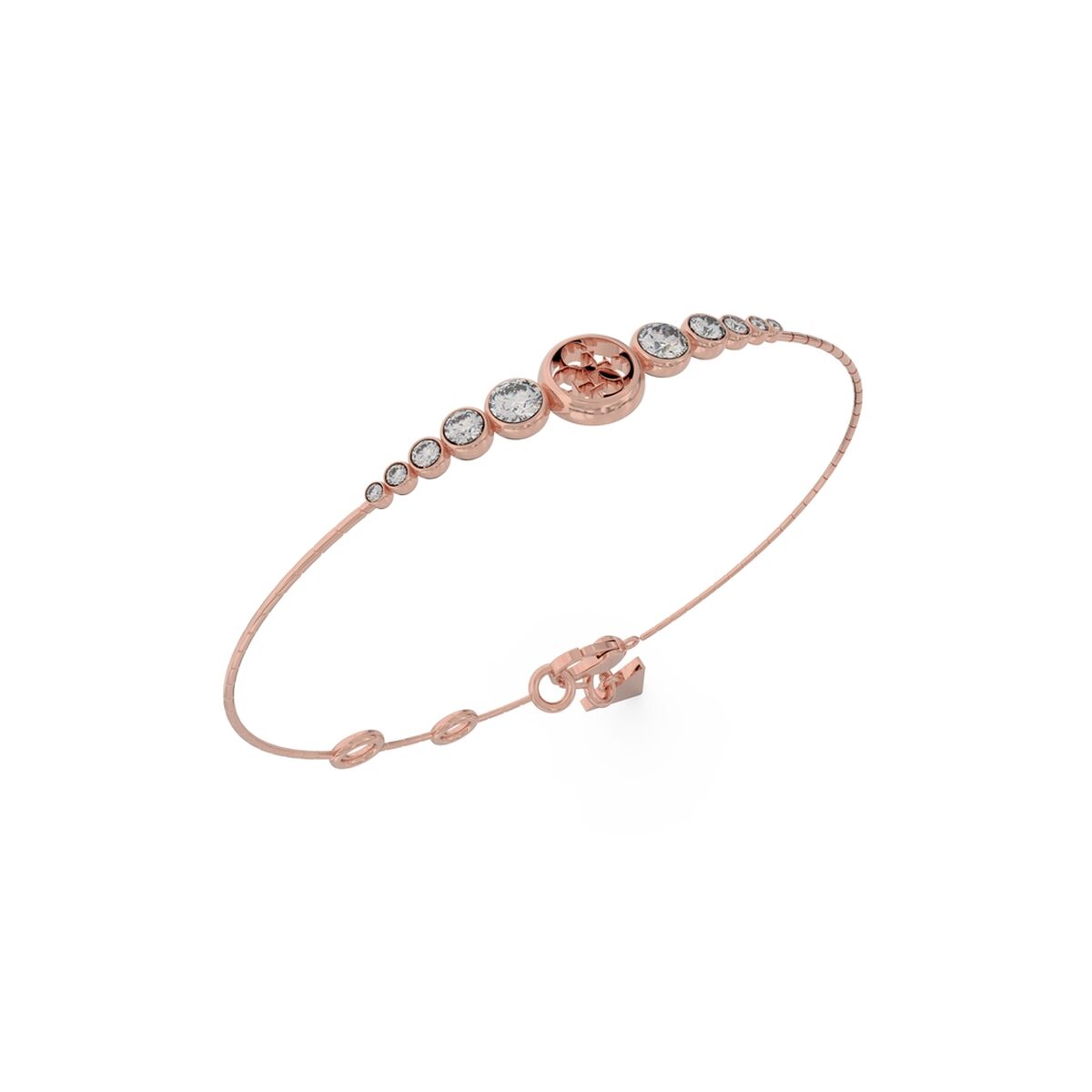 Image de Bracelet Femme Guess JUBB03371JWRGS, disponible chez Rue des Bijoux, parfaite pour un look élégant et sophistiqué.