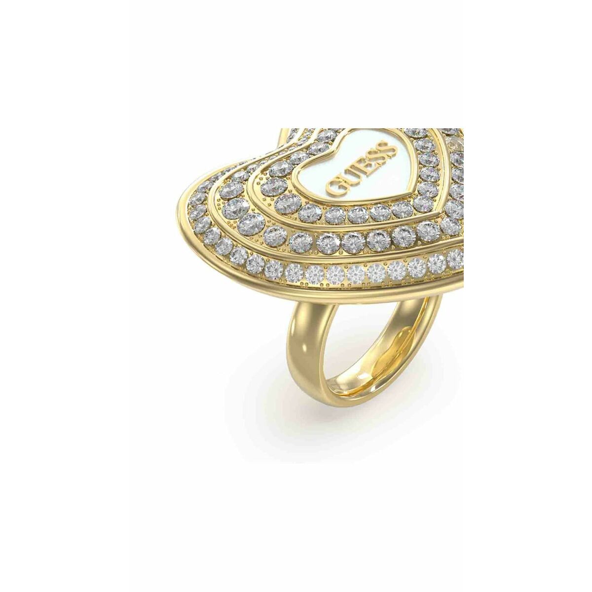 Image de Bague Femme Guess JUBR04016JWYGWH52 12, disponible chez Rue des Bijoux, parfaite pour un look élégant et sophistiqué.