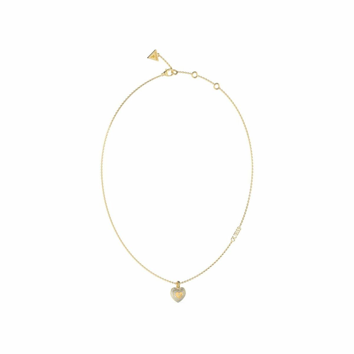 Image de Collier Femme Guess JUBN04030JWYGT-U, disponible chez Rue des Bijoux, parfaite pour un look élégant et sophistiqué.