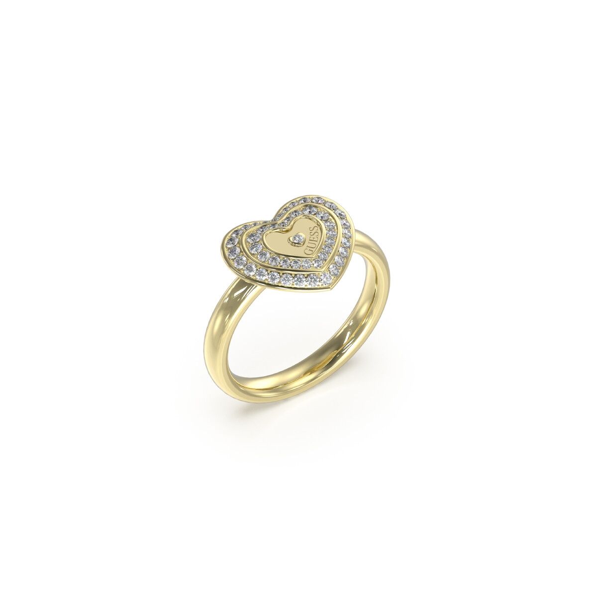 Image de Bague Femme Guess JUBR04034JWYG52 12, disponible chez Rue des Bijoux, parfaite pour un look élégant et sophistiqué.