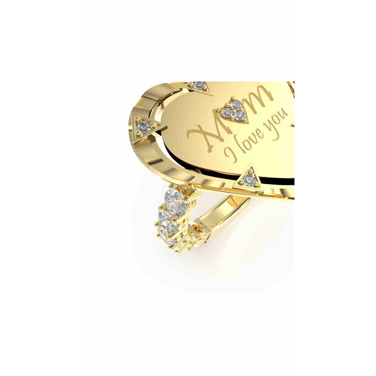 Image de Bague Femme Guess JUBR04050JWYG52, disponible chez Rue des Bijoux, parfaite pour un look élégant et sophistiqué.