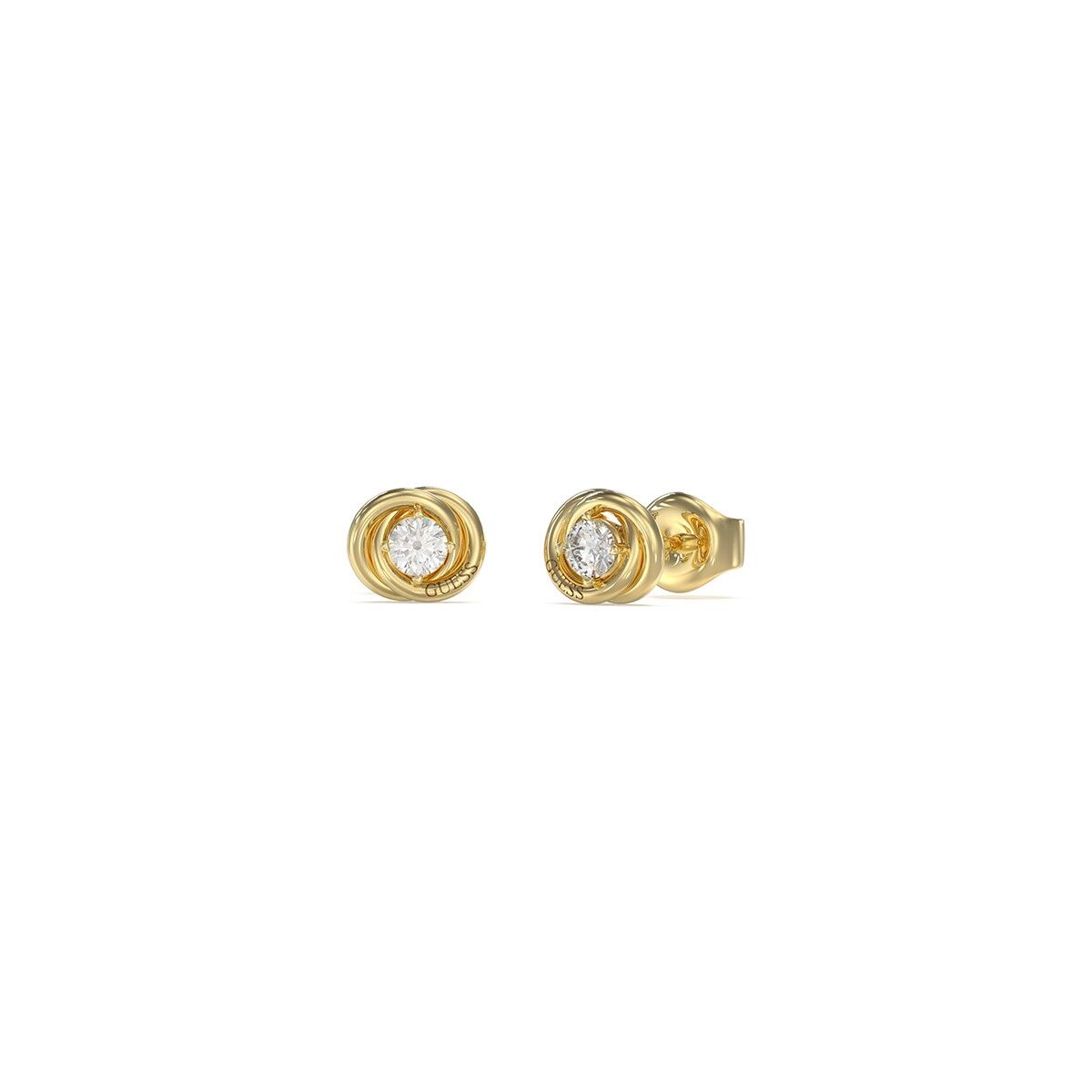 Image de Boucles d´oreilles Femme Guess JUBE04065JWYGT-U Acier inoxydable, disponible chez Rue des Bijoux, parfaite pour un look élégant et sophistiqué.