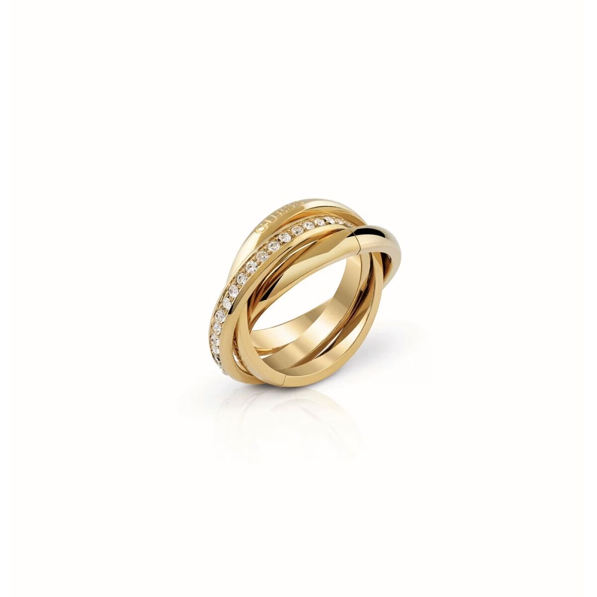 Image de Bague Femme Guess JUBR04067JWYG56 16, disponible chez Rue des Bijoux, parfaite pour un look élégant et sophistiqué.