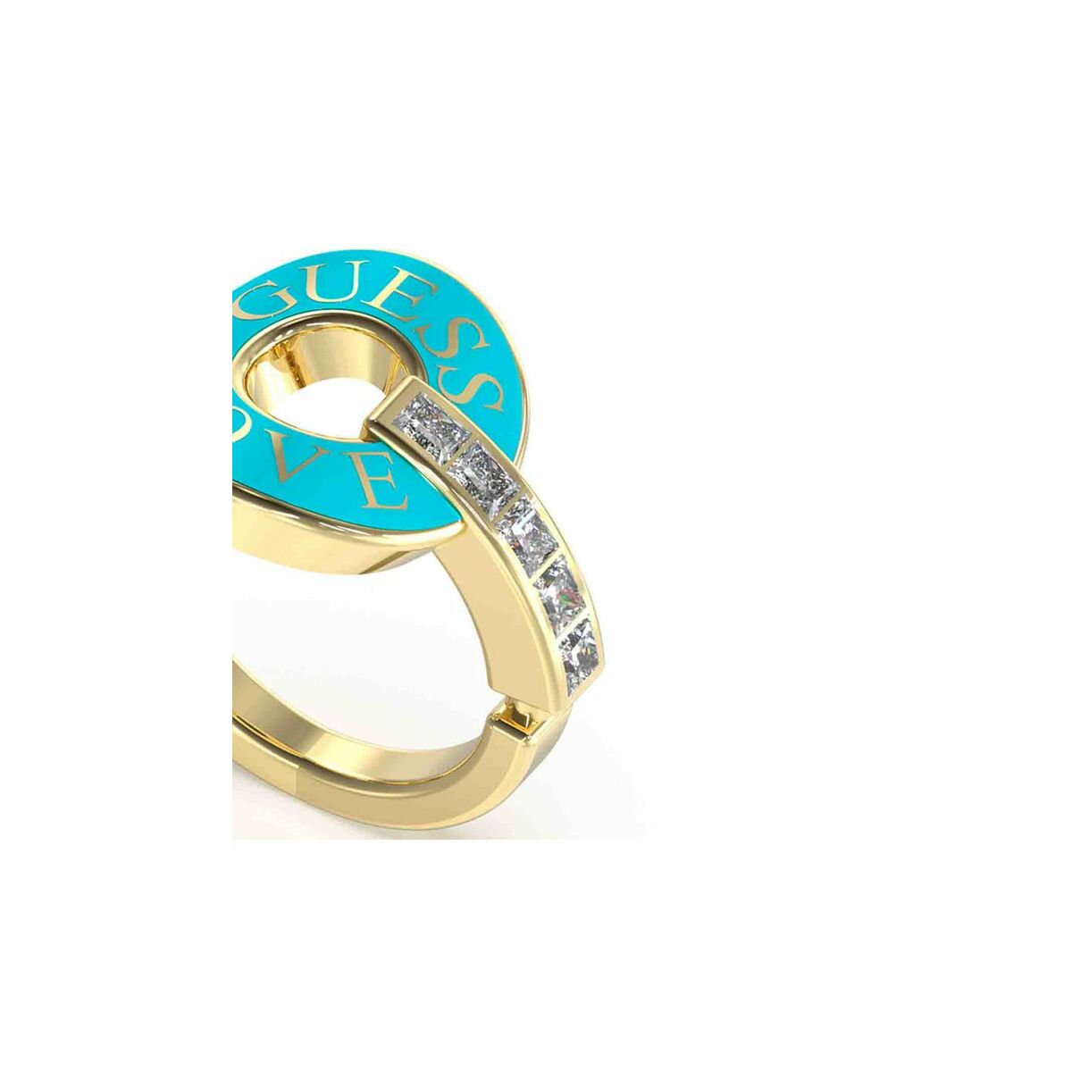 Image de Bague Femme Guess JUBR04079JWYGTQ52, disponible chez Rue des Bijoux, parfaite pour un look élégant et sophistiqué.