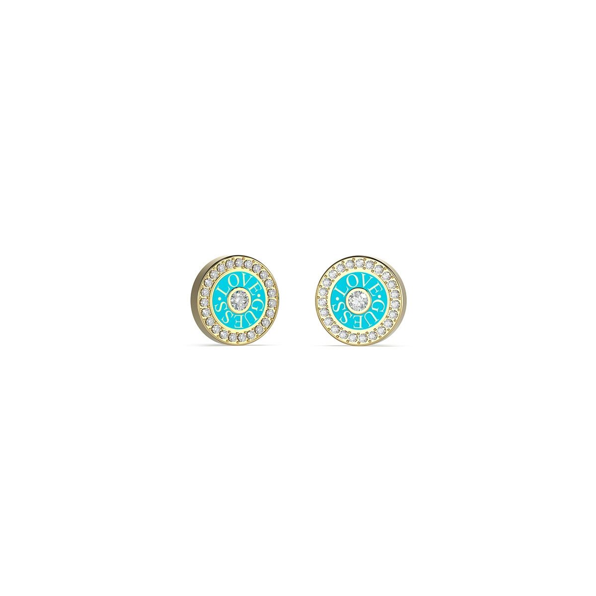 Image de Boucles d´oreilles Femme Guess JUBE04081JWYGTQT-U Acier inoxydable, disponible chez Rue des Bijoux, parfaite pour un look élégant et sophistiqué.