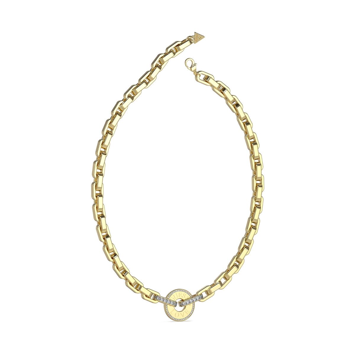 Image de Collier Femme Guess JUBN04074JWYGT-U, disponible chez Rue des Bijoux, parfaite pour un look élégant et sophistiqué.