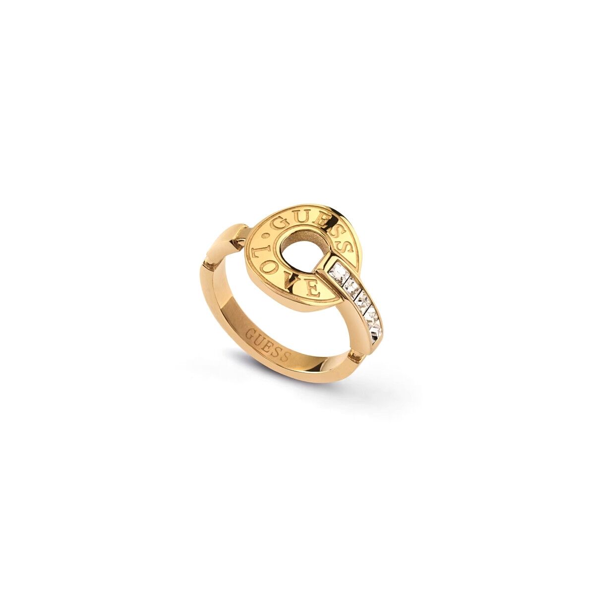 Image de Bague Femme Guess JUBR04079JWYG56 16, disponible chez Rue des Bijoux, parfaite pour un look élégant et sophistiqué.