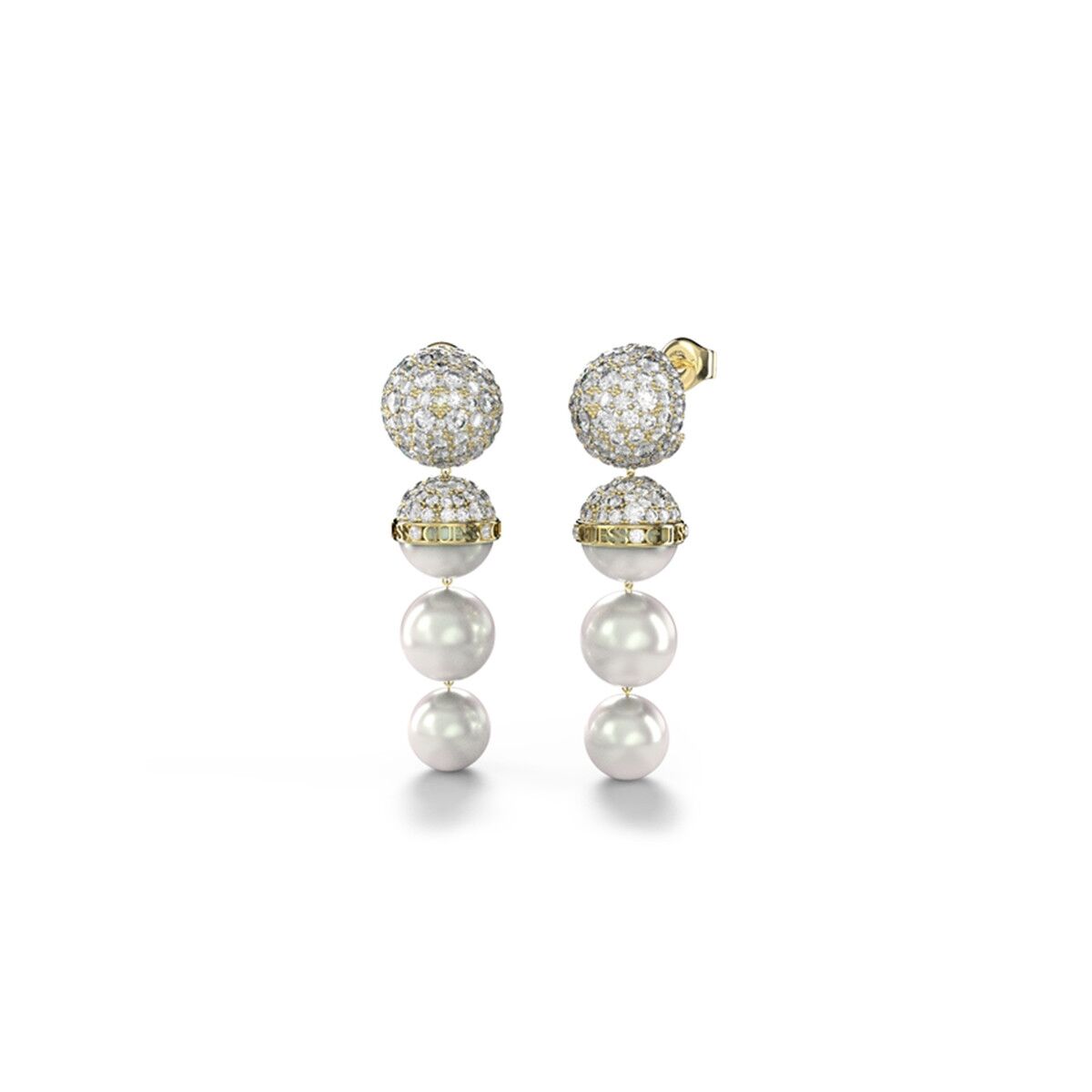 Image de Boucles d´oreilles Femme Guess JUBE04450JWYGT-U, disponible chez Rue des Bijoux, parfaite pour un look élégant et sophistiqué.