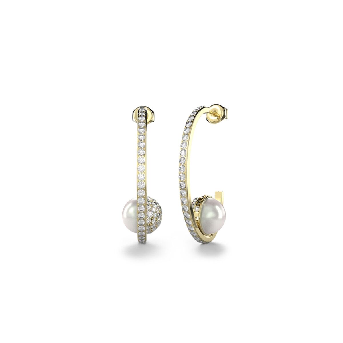 Image de Boucles d´oreilles Femme Guess JUBE04452JWYGT-U, disponible chez Rue des Bijoux, parfaite pour un look élégant et sophistiqué.