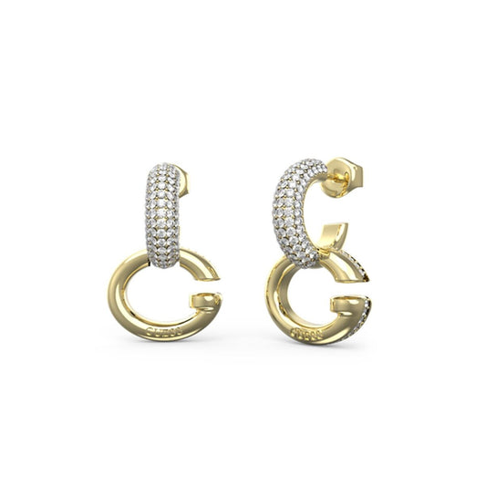 Image de Boucles d´oreilles Femme Guess JUBE04521JWYGT-U, disponible chez Rue des Bijoux, parfaite pour un look élégant et sophistiqué.