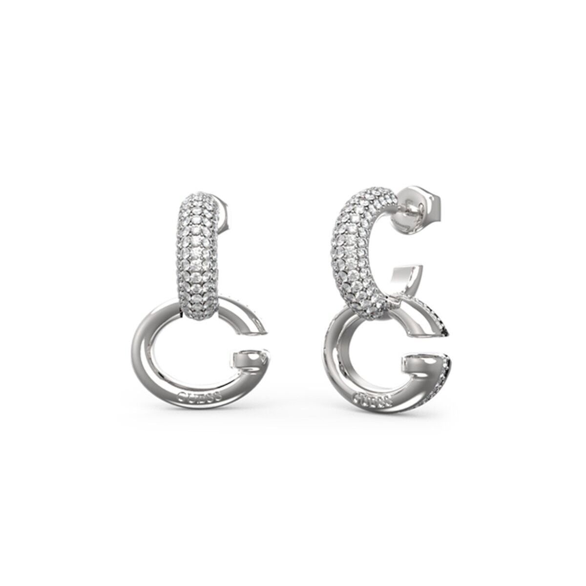 Image de Boucles d´oreilles Femme Guess JUBE04521JWRHT-U, disponible chez Rue des Bijoux, parfaite pour un look élégant et sophistiqué.