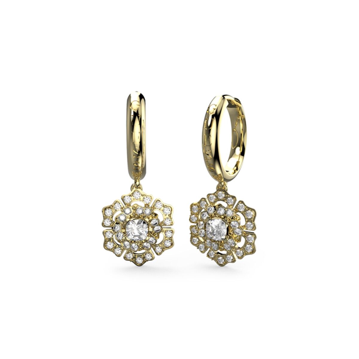 Image de Boucles d´oreilles Femme Guess JUBE04559JWYGT-U, disponible chez Rue des Bijoux, parfaite pour un look élégant et sophistiqué.