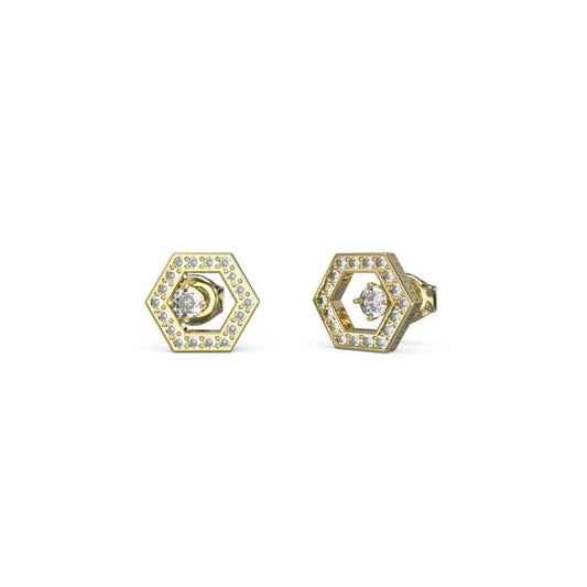 Image de Boucles d´oreilles Femme Guess JUBE04651JWYGT-U, disponible chez Rue des Bijoux, parfaite pour un look élégant et sophistiqué.