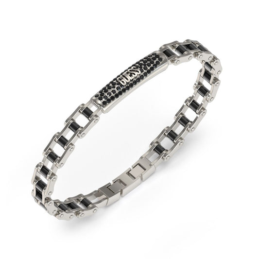 Image de Bracelet Femme Guess JUMB04414JWSTGMT-U Argenté, disponible chez Rue des Bijoux, parfaite pour un look élégant et sophistiqué.