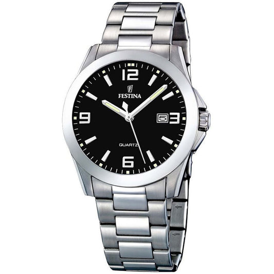 Image représentant Montre Homme Festina F16376/4 Noir Argenté (Ø 40 mm), une création élégante disponible chez Rue des Bijoux.