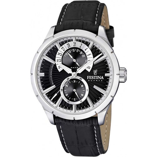 Image représentant Montre Homme Festina F16573/3 Noir, une création élégante disponible chez Rue des Bijoux.