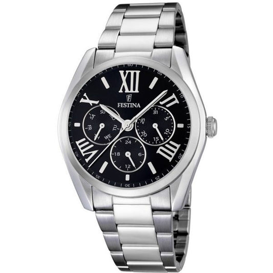 Image représentant Montre Homme Festina F16750_2 Noir Argenté, une création élégante disponible chez Rue des Bijoux.