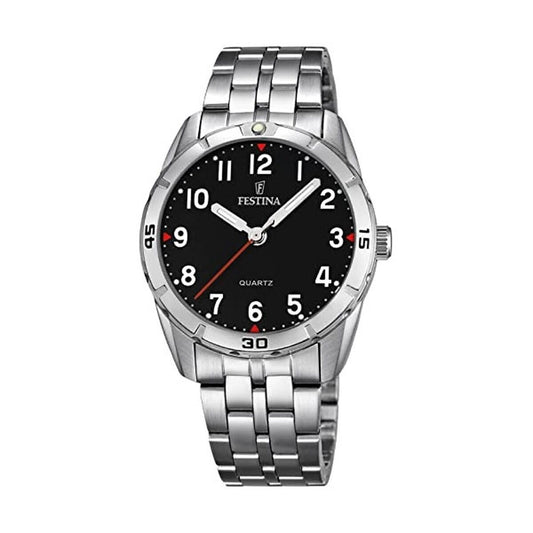 Image représentant Montre Homme Festina F16907/3 Noir Argenté, une création élégante disponible chez Rue des Bijoux.