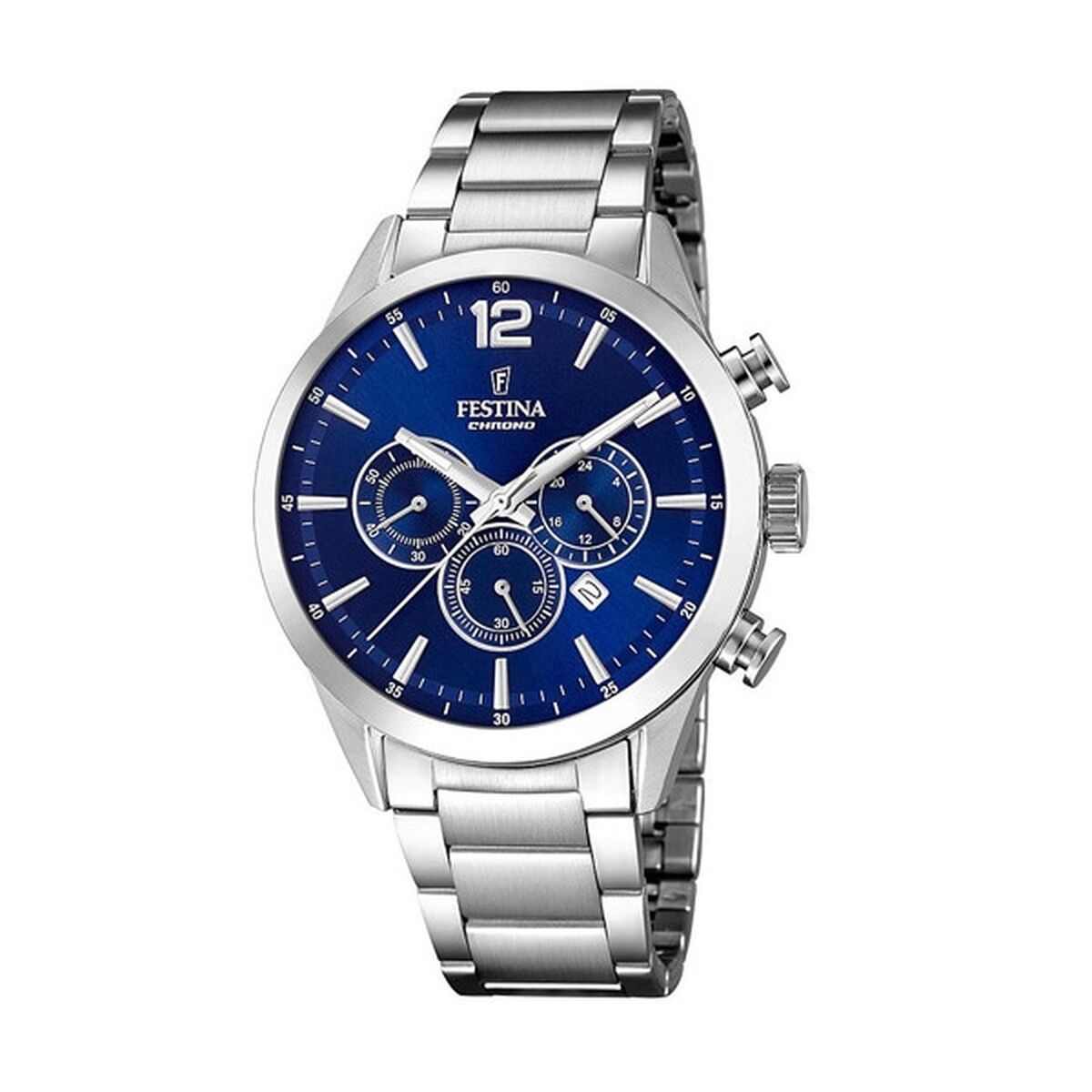 Image représentant Montre Homme Festina F20343/7 Argenté, une création élégante disponible chez Rue des Bijoux.