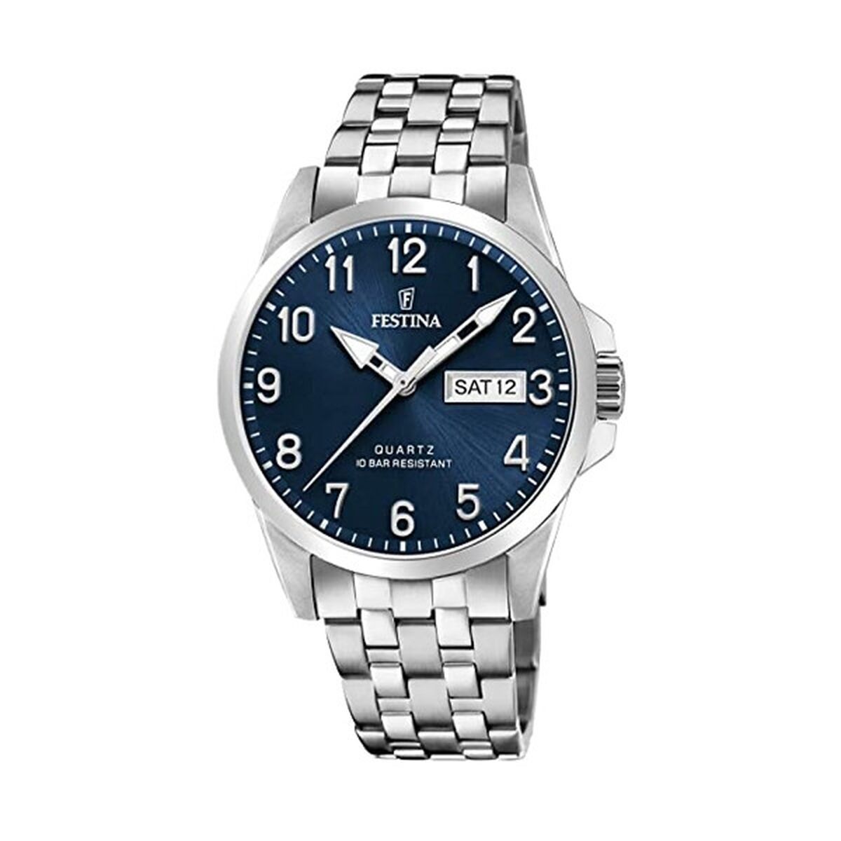 Image représentant Montre Homme Festina F20357/C Argenté, une création élégante disponible chez Rue des Bijoux.