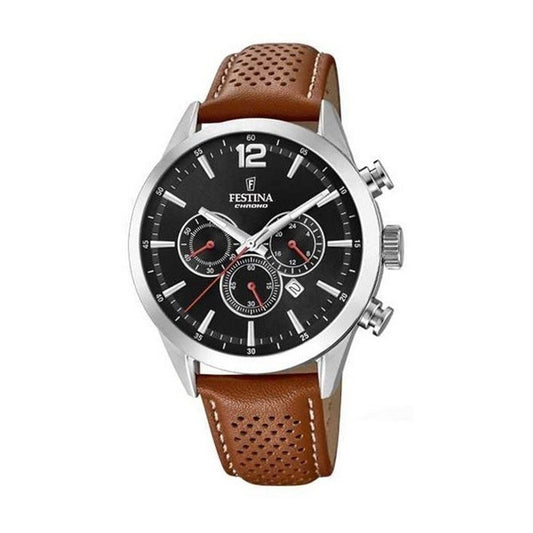 Image représentant Montre Homme Festina F20542/6 Noir, une création élégante disponible chez Rue des Bijoux.