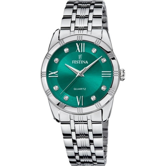 Image représentant Montre Homme Festina F16940/F Vert Argenté, une création élégante disponible chez Rue des Bijoux.