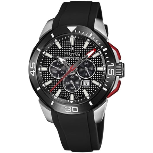 Image représentant Montre Homme Festina F20642/4 Noir, une création élégante disponible chez Rue des Bijoux.