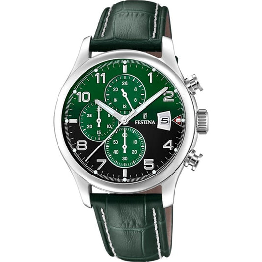 Image représentant Montre Homme Festina F20375_8 Vert, une création élégante disponible chez Rue des Bijoux.