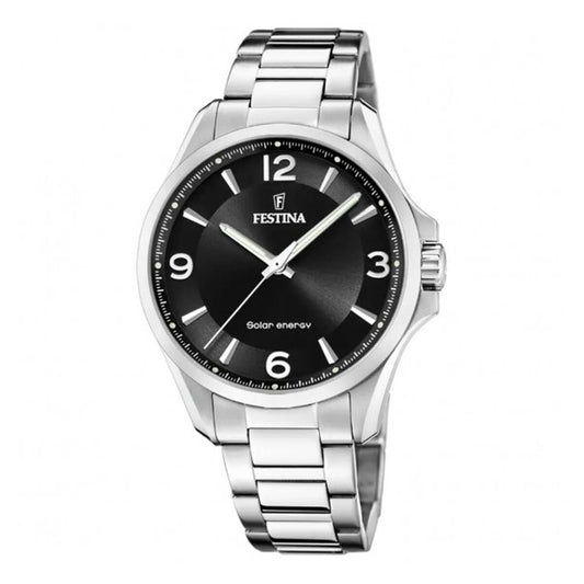 Image représentant Montre Homme Festina F20656/4 Noir Argenté, une création élégante disponible chez Rue des Bijoux.