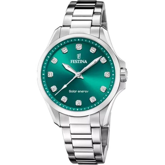 Image représentant Montre Homme Festina F20654/3 Vert Argenté, une création élégante disponible chez Rue des Bijoux.