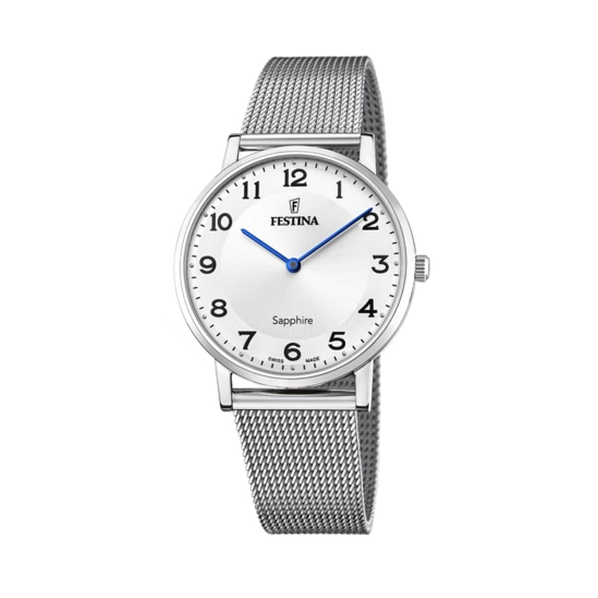 Image représentant Montre Homme Festina F20014/5 Blanc Argenté, une création élégante disponible chez Rue des Bijoux.