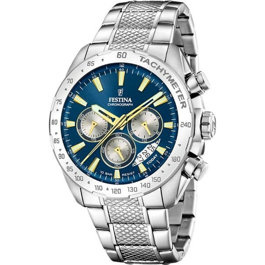 Image représentant Montre Homme Festina F20668/5 Argenté, une création élégante disponible chez Rue des Bijoux.