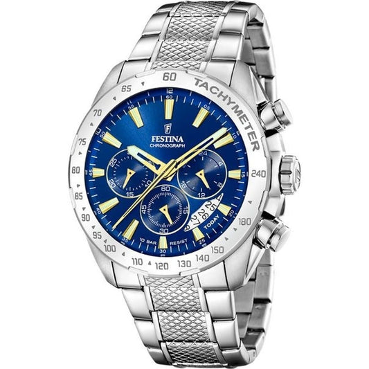 Image représentant Montre Homme Festina F20668/2 Argenté, une création élégante disponible chez Rue des Bijoux.