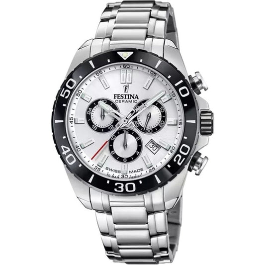 Image représentant Montre Homme Festina F20042/1 Blanc, une création élégante disponible chez Rue des Bijoux.