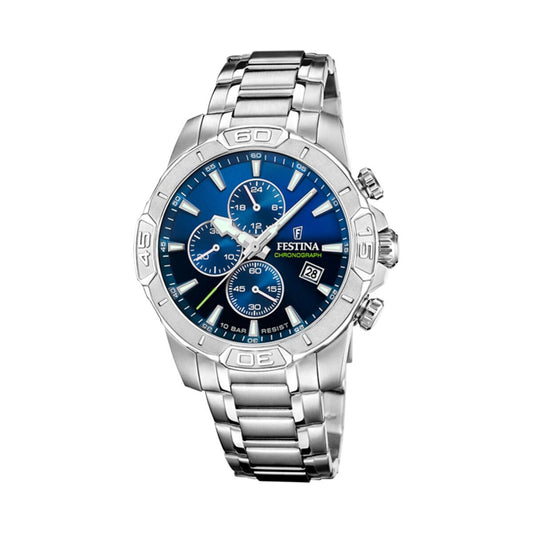 Image représentant Montre Homme Festina Timeless Chronograph F20704/4, une création élégante disponible chez Rue des Bijoux.